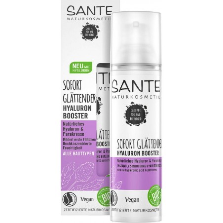 KREM DO TWARZY WYGŁADZAJĄCY HYALURON BOOSTER ECO 30 ml - SANTE