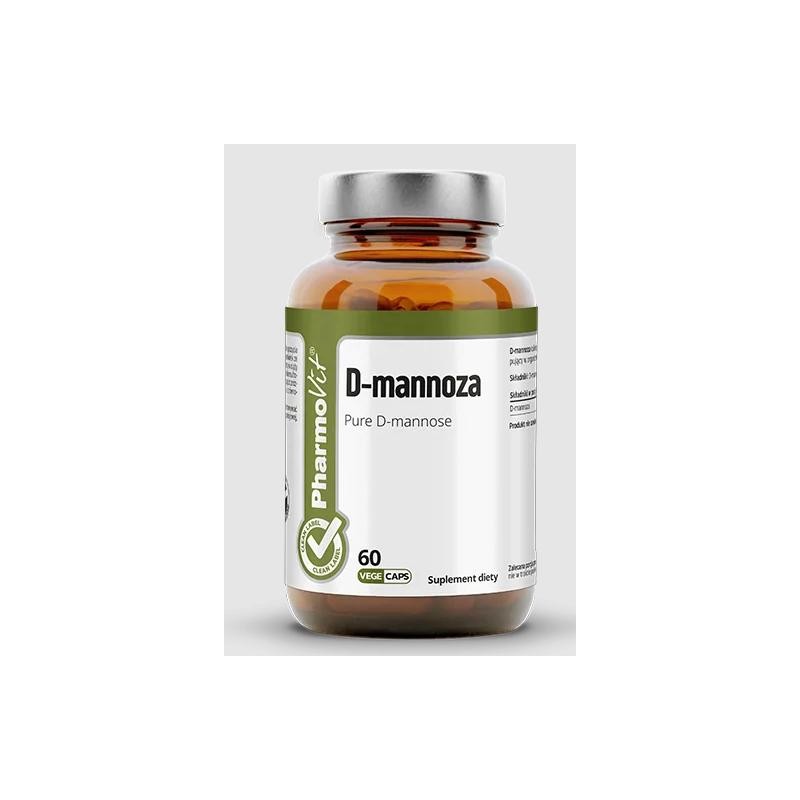 D-MANNOZA BEZGLUTENOWA 60 KAPSUŁEK - PHARMOVIT (CLEAN LABEL)