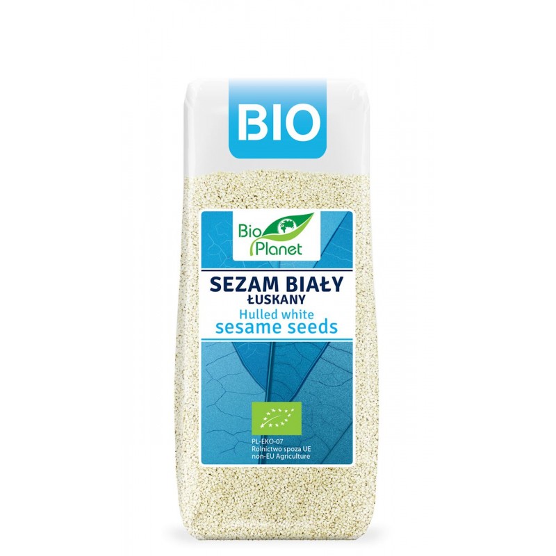 SEZAM BIAŁY ŁUSKANY BIO 200 g - BIO PLANET