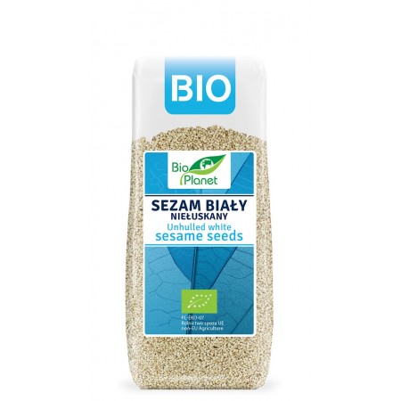 SEZAM BIAŁY NIEŁUSKANY BIO 200 g - BIO PLANET