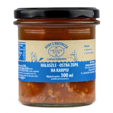 HALASZLE - OSTRA ZUPA NA KARPIU BEZGLUTENOWA 300 ml - SMOLIN FISH (NA ZAMÓWIENIE)