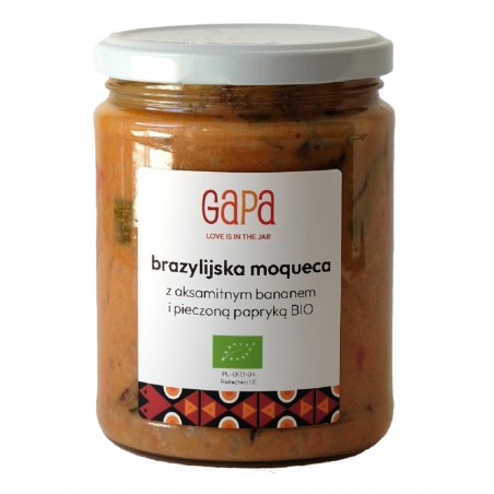 GULASZ WEGAŃSKI Z PIECZONĄ PAPRYKĄ I BANANEM BRAZYLIJSKI BIO 450 g - GAPA