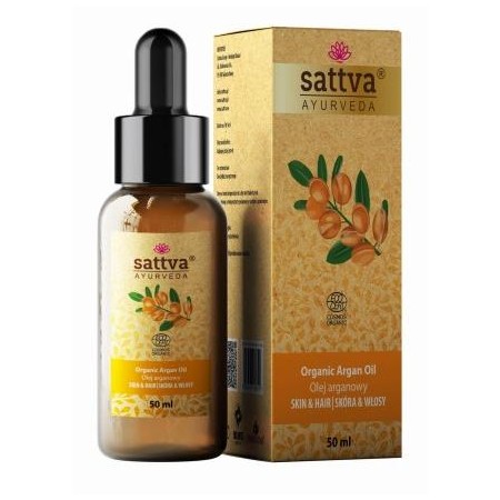 OLEJ DO CIAŁA I WŁOSÓW ARGANOWY ECO 50 ml - SATTVA (AYURVEDA)