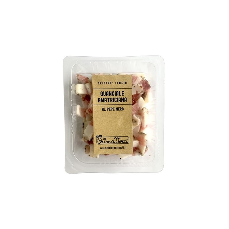 GUANCIALE Z PIEPRZEM CZARNYM BIO 100 g - PRIMAVERA