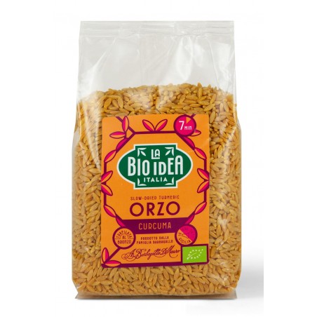 MAKARON (ORZO Z KURKUMĄ I CZARNYM PIEPRZEM) BIO 400 g - LA BIO IDEA