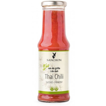 SOS WEGAŃSKI THAI CHILI BEZGLUTENOWY BIO 210 ml - SANCHON