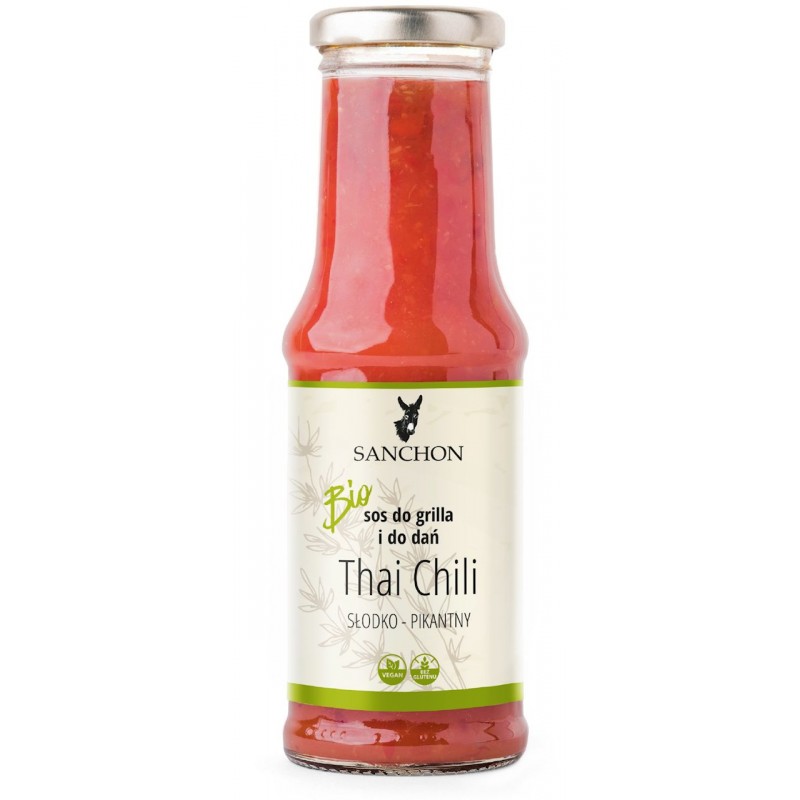 SOS WEGAŃSKI THAI CHILI BEZGLUTENOWY BIO 210 ml - SANCHON