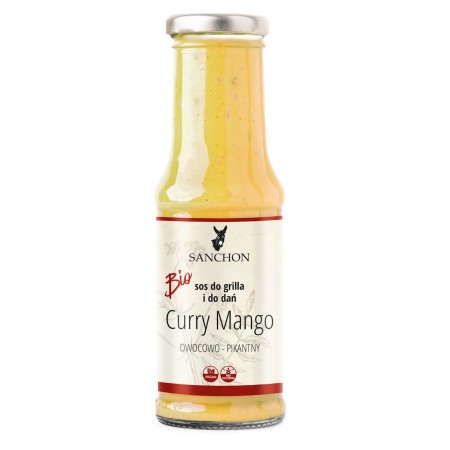 SOS CURRY MANGO BEZGLUTENOWY BIO 210 ml - SANCHON