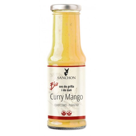 SOS CURRY MANGO BEZGLUTENOWY BIO 210 ml - SANCHON