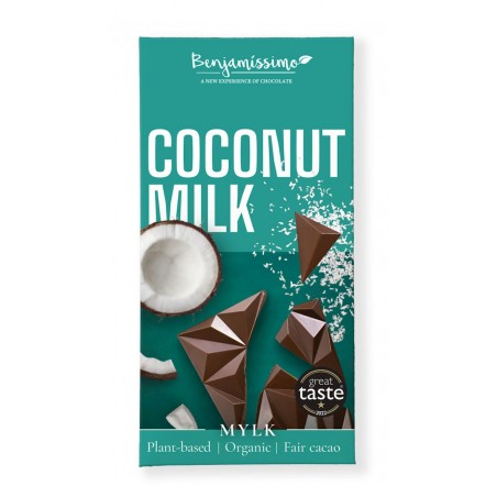 TABLICZKA KAKAOWA KOKOSOWA BEZGLUTENOWA BIO 60 g - BENJAMISSIMO