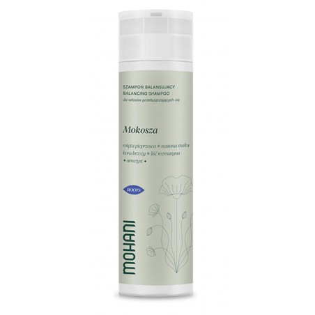 SZAMPON BALANSUJACY DO WŁOSÓW PRZETŁUSZCZAJĄCYCH SIĘ MOKOSZA 250 ml - MOHANI