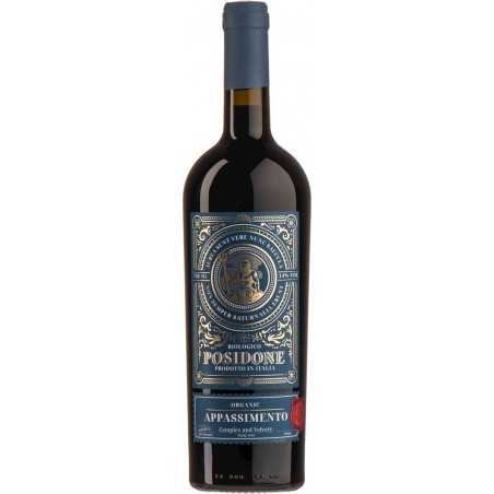 WINO CORVEZZO POSIDONE APPASSIMENTO CZERWONE PÓŁWYTRAWNE BIO 0,75 L (WŁOCHY)