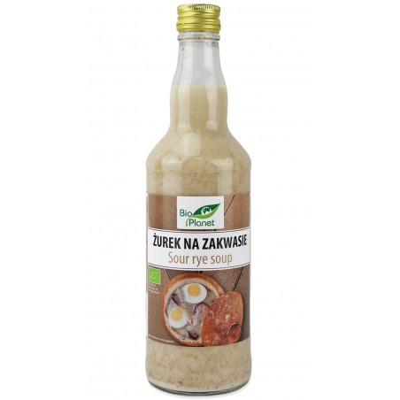 ŻUREK NA ZAKWASIE NIEPASTERYZOWANY BIO 500 ml - BIO PLANET
