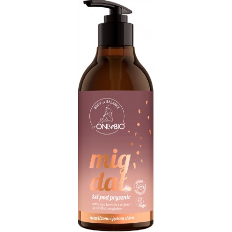 ŻEL POD PRYSZNIC MIGDAŁ 400 ml - ONLY BIO (BODY IN BALANCE)