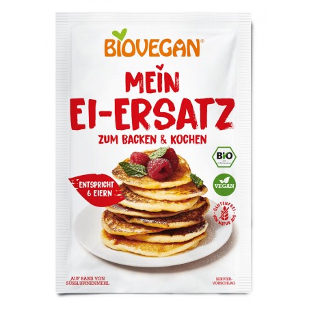 ROŚLINNY ZAMIENNIK JAJ BEZGLUTENOWY BIO 30 g - BIOVEGAN