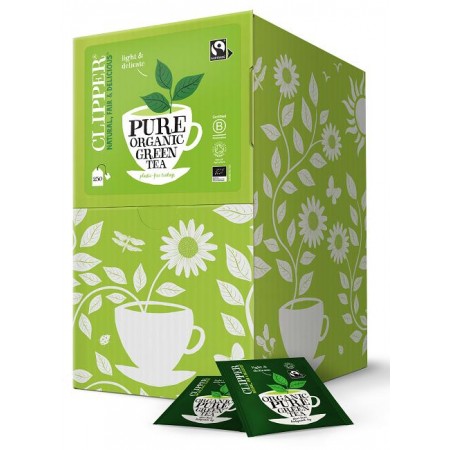 HERBATA ZIELONA FAIR TRADE BIO (250 x 2,0 g) 500 g - CLIPPER