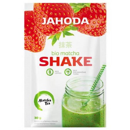 SHAKE Z MATCHĄ I TRUSKAWKAMI BEZGLUTENOWY BIO 30 g - AMYLON