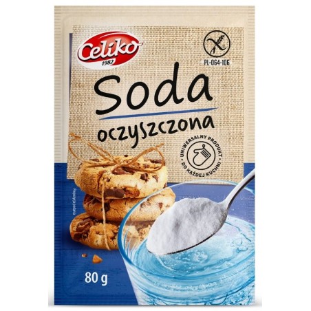 SODA OCZYSZCZONA BEZGLUTENOWA 80 g - CELIKO