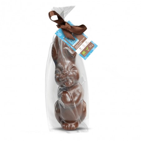 ZAJĄC Z CZEKOLADY KOKOSOWEJ BEZ DODATKU CUKRÓW BIO 55 g - COCOA (PRODUKT SEZONOWY)