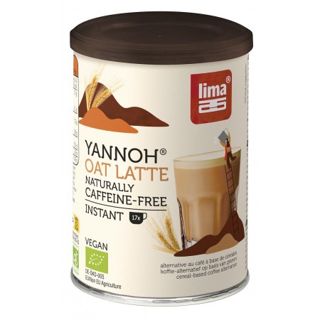 KAWA ZBOŻOWA INSTANT YANNOH LATTE BIO 100 g - LIMA