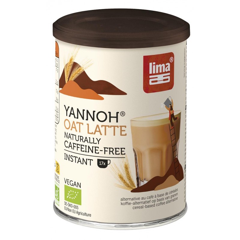 KAWA ZBOŻOWA INSTANT YANNOH LATTE BIO 100 g - LIMA