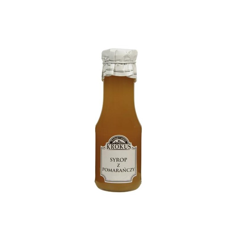 SYROP POMARAŃCZOWY BEZGLUTENOWY 355 g (280 ml) - KROKUS