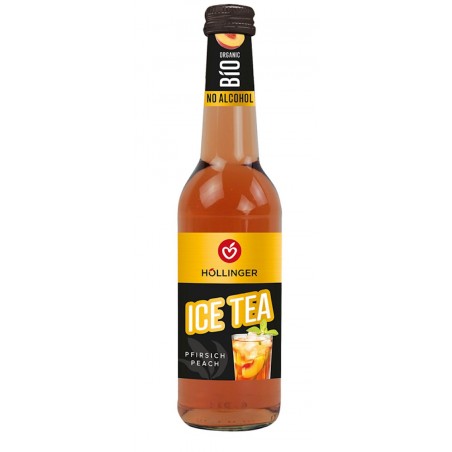 DRINK BEZALKOHOLOWY ICE TEA PEACH BIO 330 ml - HOLLINGER
