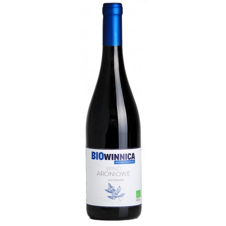 WINO ARONIOWE WYTRAWNE BIO 750 ml - WINNICE PRADOLINY (BIOWINNICA)