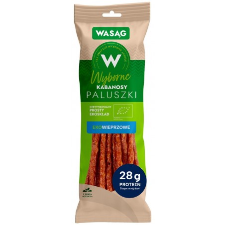 KABANOSY BIO 90 g - WASĄG (NA ZAMÓWIENIE)