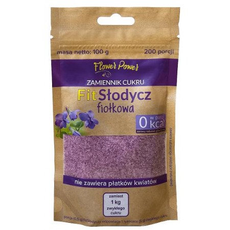 FIT SŁODYCZ FIOŁKOWA 100 g - FLOWER POWER