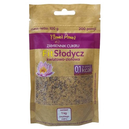 FIT SŁODYCZ KWIATOWO - ZIOŁOWA 100 g - FLOWER POWER