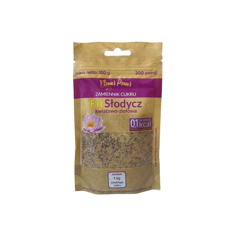FIT SŁODYCZ KWIATOWO - ZIOŁOWA 100 g - FLOWER POWER