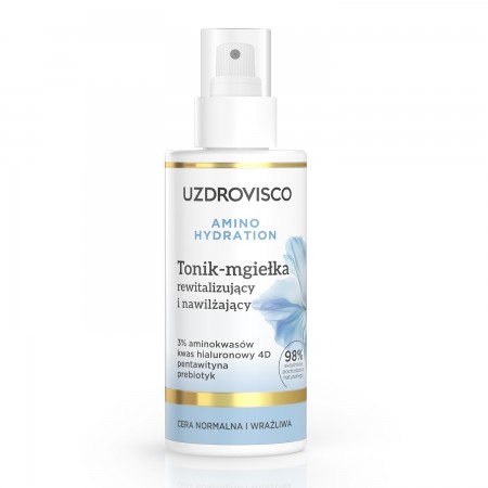 TONIK - MGIEŁKA DO TWARZY REWITALIZUJĄCO - NAWILŻAJĄCY 150 ml - UZDROVISCO (AMINO HYDRATION)