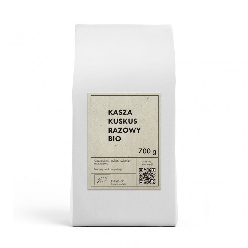 KASZA KUSKUS RAZOWY BIO 700 g - THE PLANET