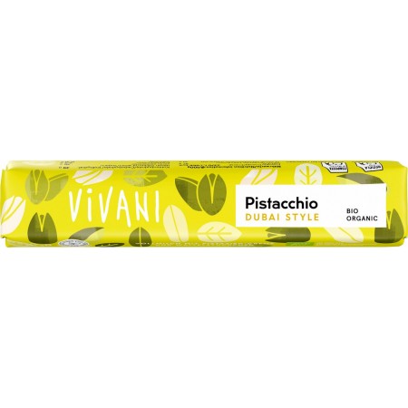 BATON PISTACJOWY W STYLU DUBAJSKIM BIO 40 g - VIVANI