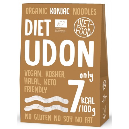MAKARON (KONJAC) UDON BEZGLUTENOWY BIO 385 g (300 g) - DIET-FOOD