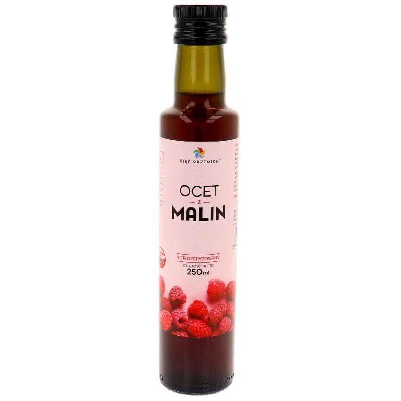 OCET MALINOWY BEZGLUTENOWY 250 ml - PIĘĆ PRZEMIAN
