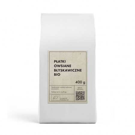 PŁATKI OWSIANE BŁYSKAWICZNE BIO 400 g - THE PLANET