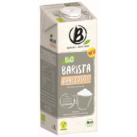 NAPÓJ OWSIANY BARISTA BEZ CUKRU BIO 1 L - BERIEF