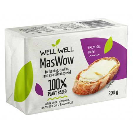 SMAROWIDŁO ROŚLINNE KOSTKA 200 g - WELL WELL