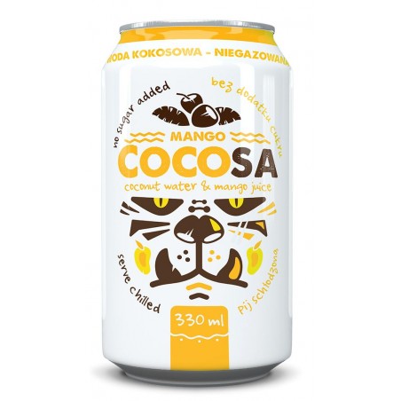 WODA KOKOSOWA Z SOKIEM Z MANGO 330 ml - DIET-FOOD (COCOSA)