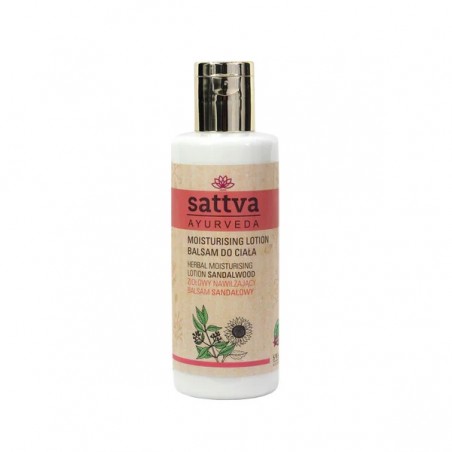 BALSAM DO CIAŁA NAWILŻAJĄCY DRZEWO SANDAŁOWE 210 ml - SATTVA (AYURVEDA)