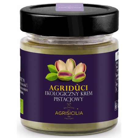 KREM PISTACJOWY 20 % BIO 200 g - AGRISICILIA KREM PISTACJOWY 20 % BIO 200 g - AGRISICILIA