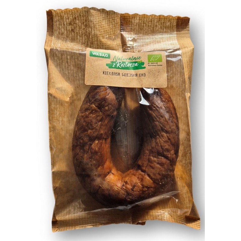 KIEŁBASA WIEJSKA BIO 200 g - WASĄG (Z PÓŁKI)