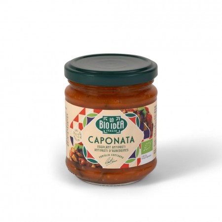 SOS Z BAKŁAŻANA (CAPONATA) BIO 200 g - LA BIO IDEA