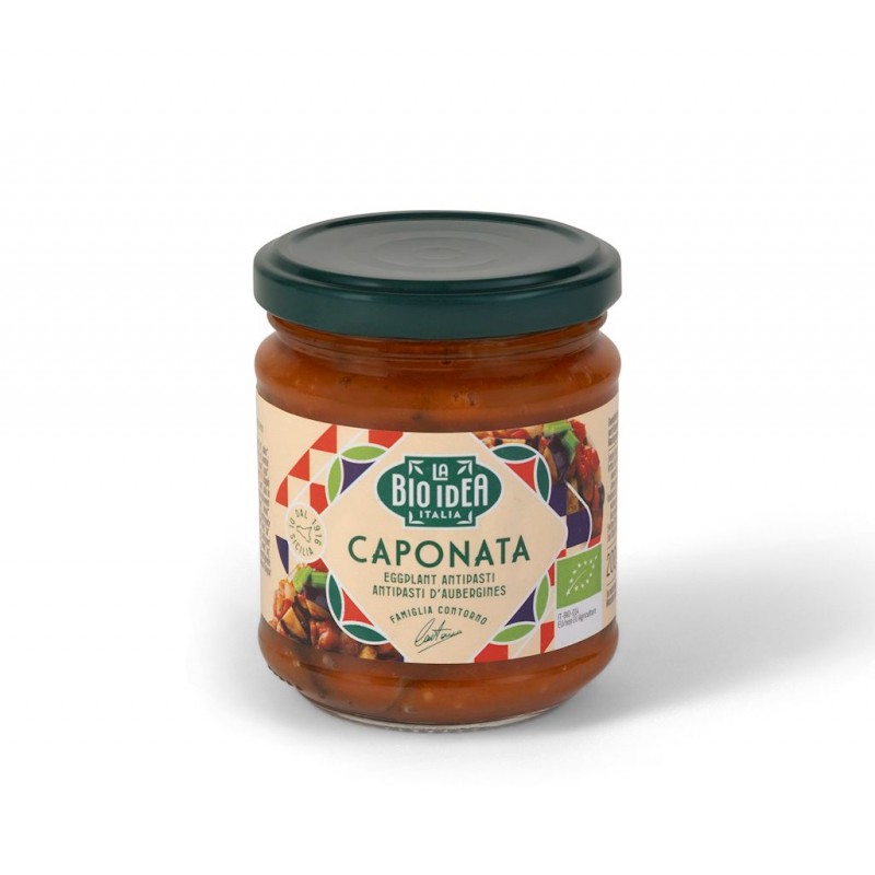 SOS Z BAKŁAŻANA (CAPONATA) BIO 200 g - LA BIO IDEA