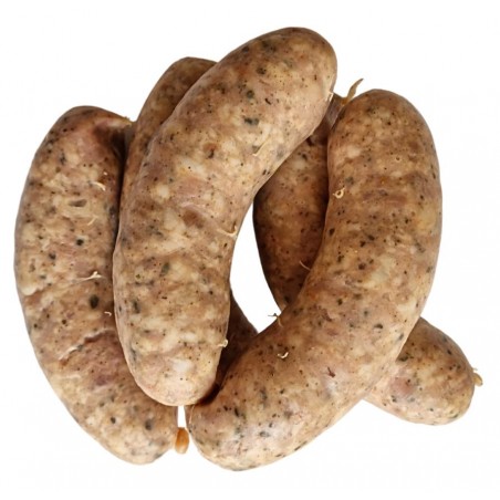 KIEŁBASA GRILLOWA Z MAJERANKIEM BIO 450 g - WASĄG (NA ZAMÓWIENIE)