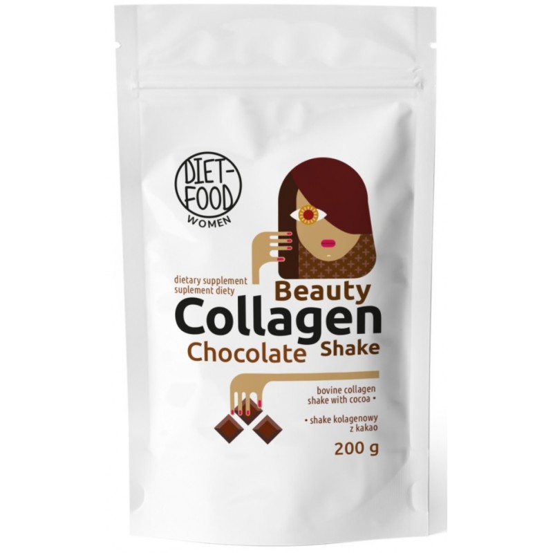 SHAKE KOLAGENOWY KAKAOWY 200 g - DIET-FOOD