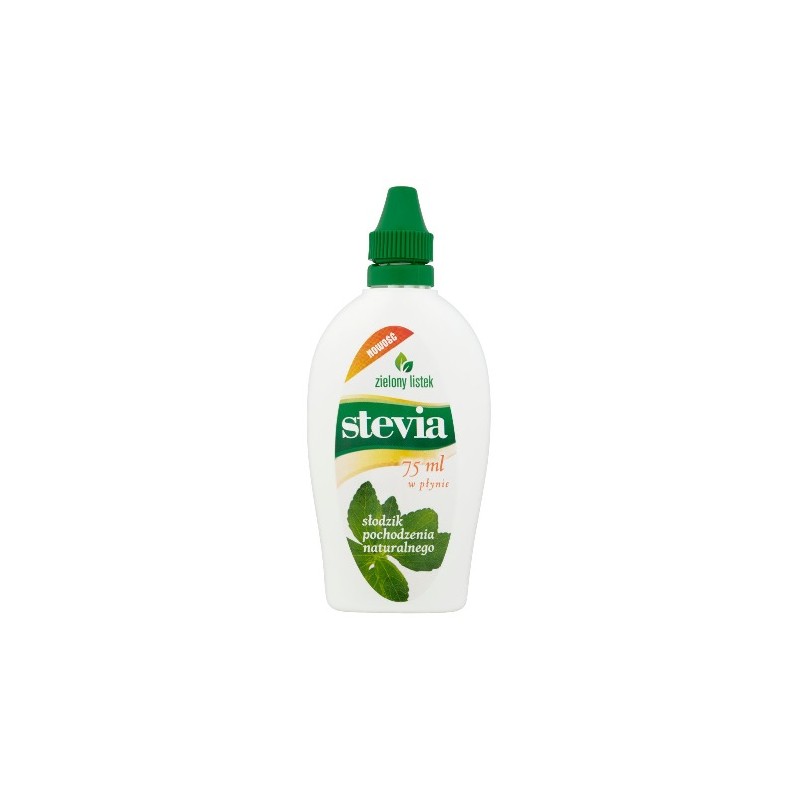 Słodzik w płynie 75 ml Stevia Zielony listek