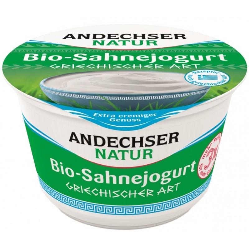 Jogurt kremowy typu greckiego 10% tł.BIO 200 g